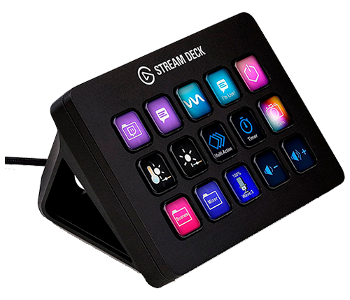 Elgato Stream Deck, tamaño mediano. El stream deck más vendido y comprado por los creadores de contenido. Comprar stream deck 
